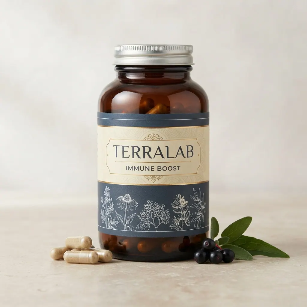 TerraLab Immune Boost 90 capsules bottle